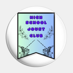 High School Joust Club Pin