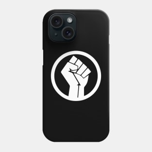 Black Power Fist, black lives matter, black history Phone Case