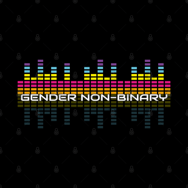 Music Equalizer Bars - Gender Non-Binary by Forsakendusk