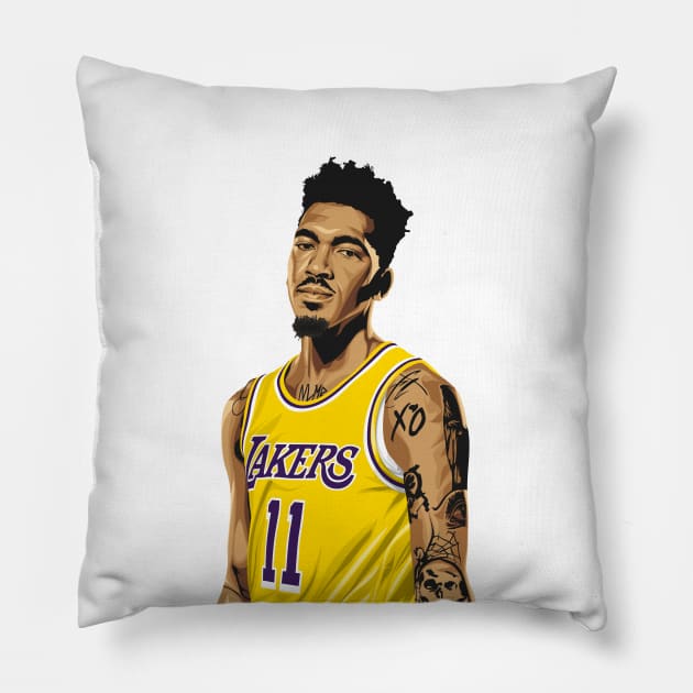 Malik Monk Pillow by knnthmrctn