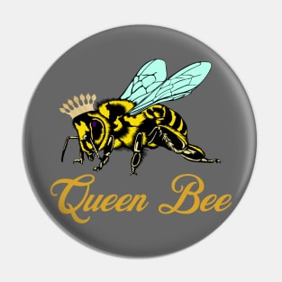 Queen Bee Crown Pin