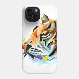 tiger lowpoly Phone Case