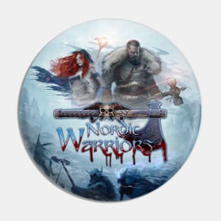 Nordic Warriors Official Art with Logo Pin