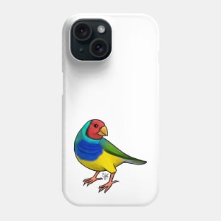 Bird - Finch - Gouldian Phone Case