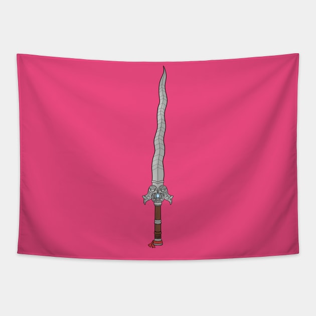 Rayas Sword Tapestry by maplefoot