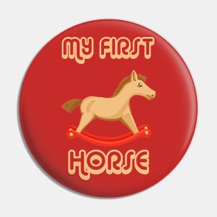 My first horse Pin