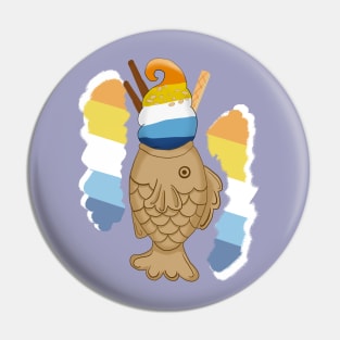 Pride taiyaki design, 2nd wave (aroace) Pin