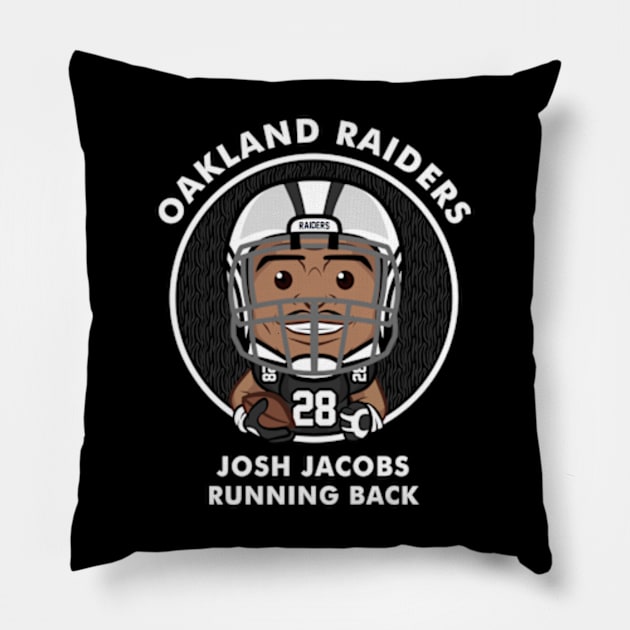 Josh Jacobs Pillow by Mudahan Muncul 2022