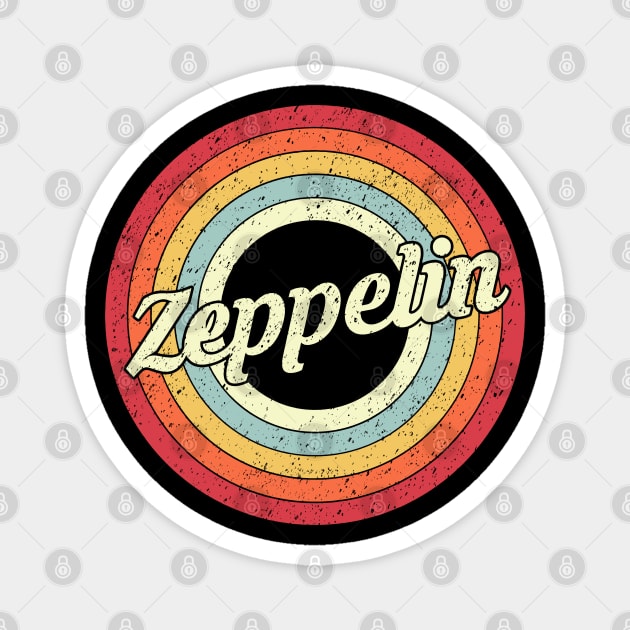 Zeppelin Vintage Magnet by Saamdibilquraniart