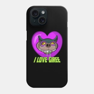 I love Giree - Purple & Green Phone Case