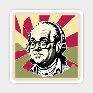 Ben Franklin Music Genius Magnet