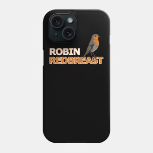 jz.birds Robin Redbreast Bird Watching Design Phone Case