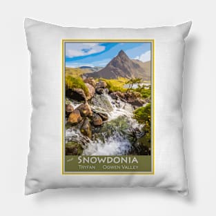 Tryfan, Snowdonia, Wales Pillow