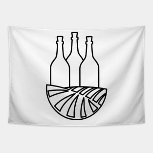 Vineyard Bottles Tapestry