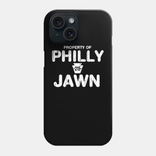 Vintage Property of PHILLY JAWN 215 Philadelphia City Fan Favorite Phone Case