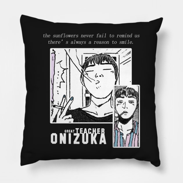 Great Teacher Onizuka ''SUNFLOWER'' V2 Manga Anime Pillow by riventis66