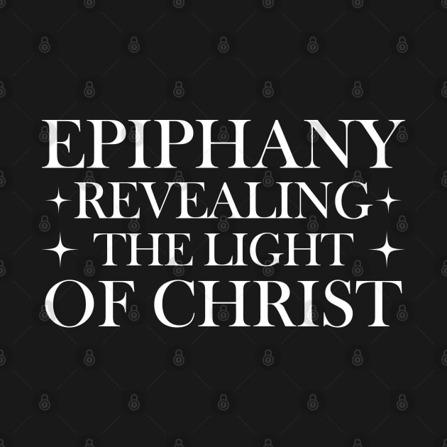 Epiphany Revealing The Light of Christ - White Color by Mandegraph