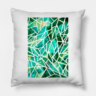 Emerald Shatter Pillow