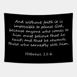 Hebrews 11:6 Tapestry