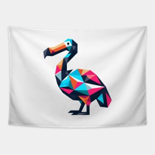 Geometric Dodo Bird Tapestry