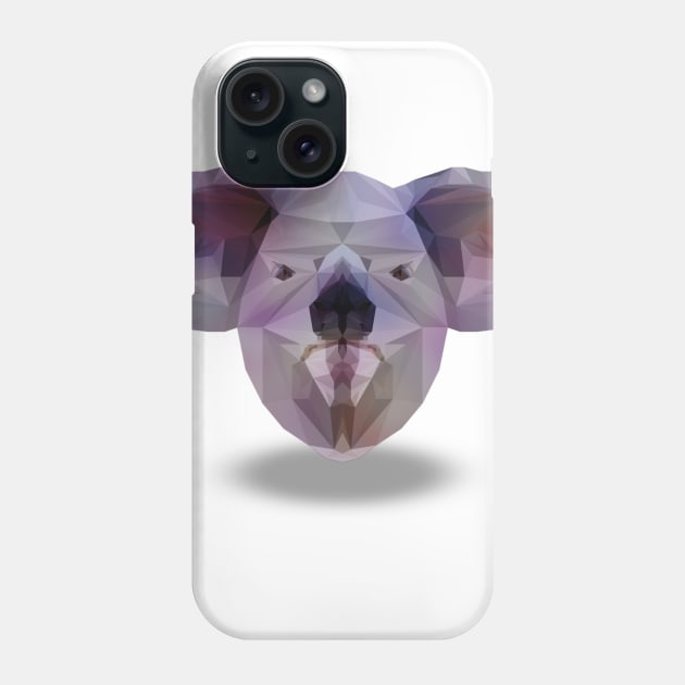 Colorful Koala Phone Case by lowpolyshirts