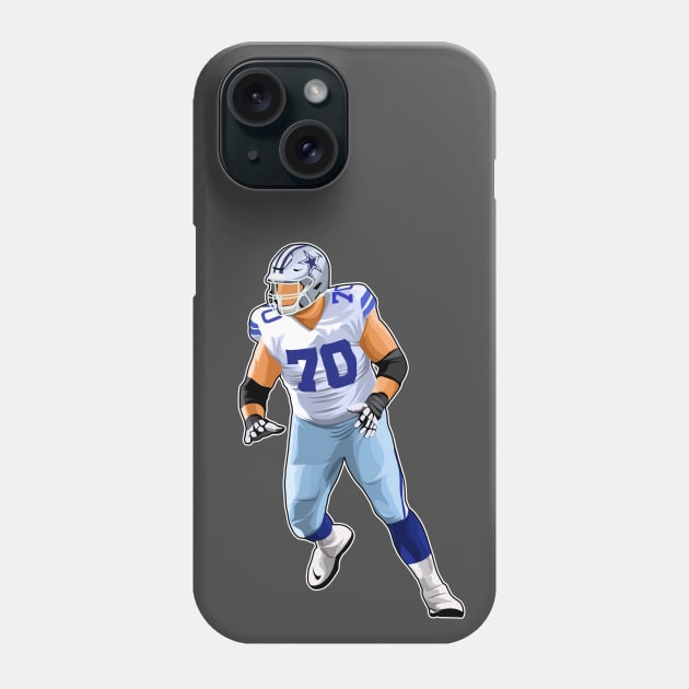 Zack Martin #70 Wall Guard Phone Case by GuardWall17