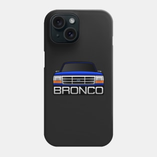 Ford Bronco Blue Obs Phone Case