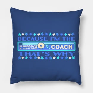 Springboard & Platform Diving Coach Pillow