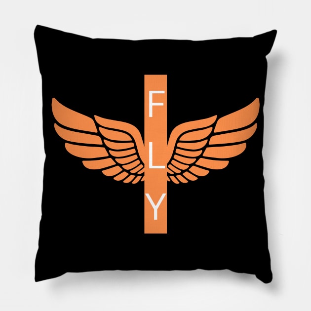 Fly design Pillow by Learner