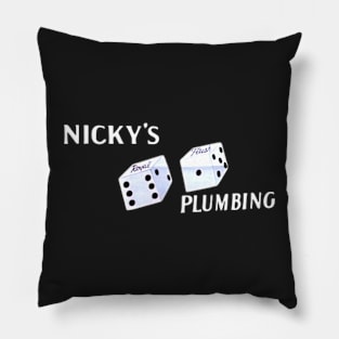 Nicky's Royal Flush Plumbing Pillow