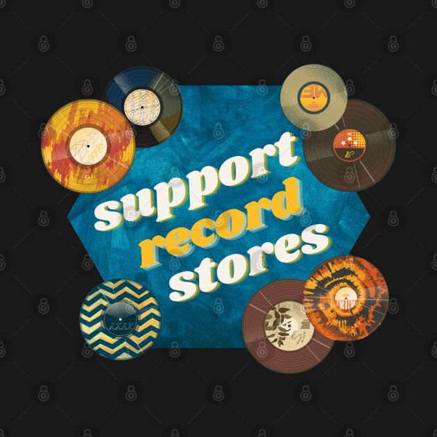 Support record stores, vintage vinyl by F-for-Fab