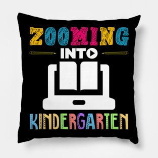 Zooming Into Kindergarten Back to School Virtual 2020 Pillow