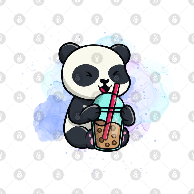 Cute Panda Drink Boba by Suga Collection