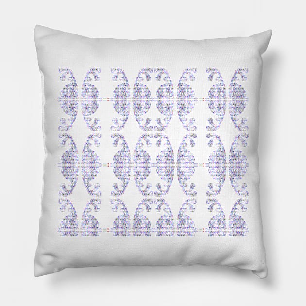 Blue bunnies Pillow by EmilieGeant