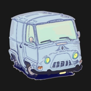 Vintage French van in vector style T-Shirt