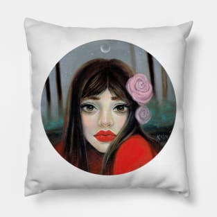 Kate - Lady in Red Pillow