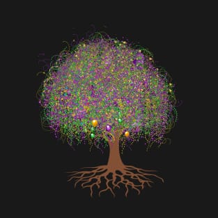 Mardi Gras Tree Gift T-Shirt