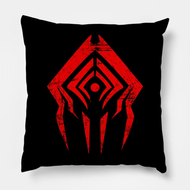 Warframe - Stalker mark Pillow by Waldesign