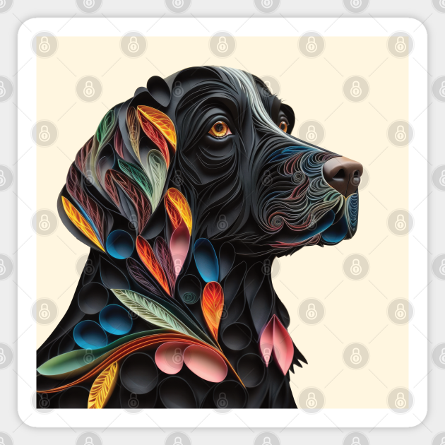 Paper quilling animal art, cat. | Greeting Card