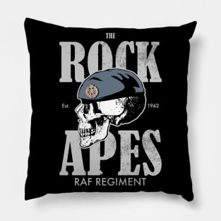 RAF Regiment Rock Apes (distressed) Pillow