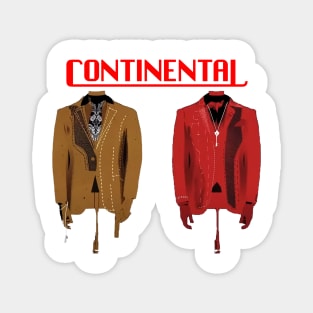 continental series john wick world graphic design illustration Magnet