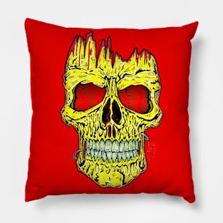 Calavera Open by Hard Grafixs© Pillow