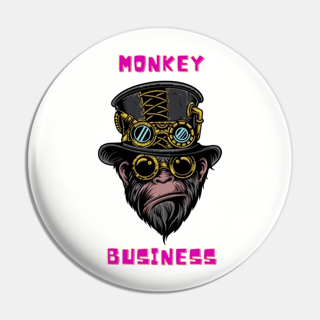 Monkey business Pin by Rickido