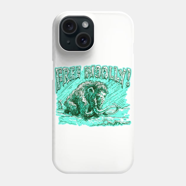 Free Woolly Mammoth Phone Case by Mudge