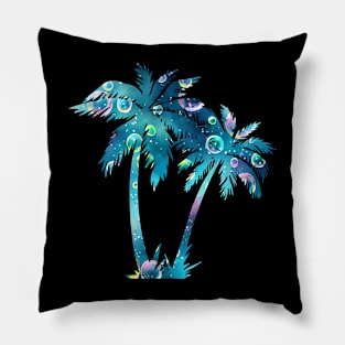 Bubble Palm Trees Pillow