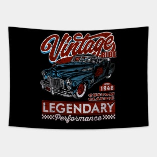 Vintage Ride Legendary Hot Rod Tapestry