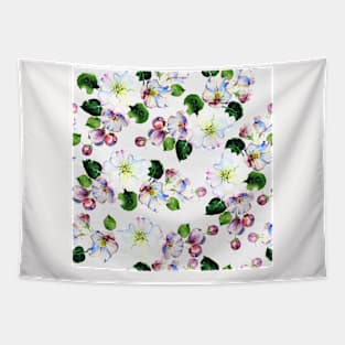 Apple Blossom Neck Gator Apple Blossoms Tapestry