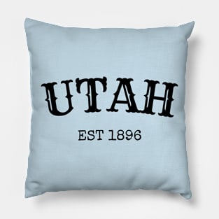 Utah Est 1896 Pillow