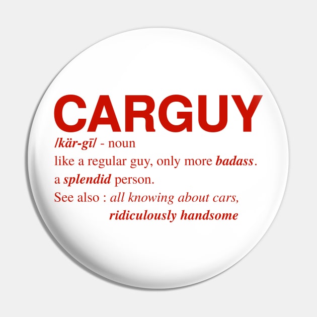 Car-Guy Pin by Riel