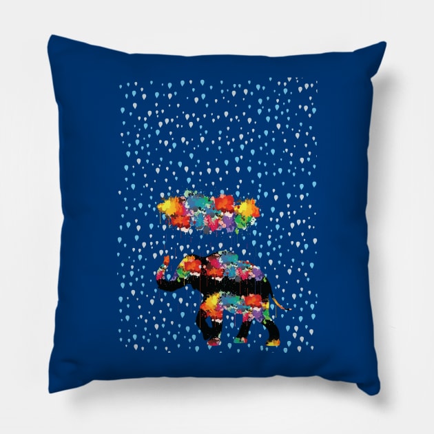 I love rain Pillow by CindyS